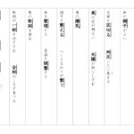 【光村図書】漢字３年　１学期⑦　